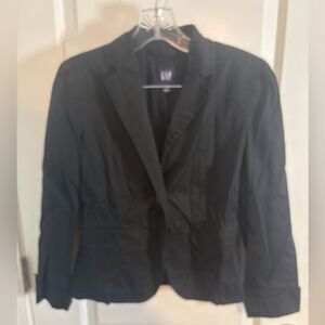 GAP Women's Elegant Black Suit Jacket blazer size 2 EUC